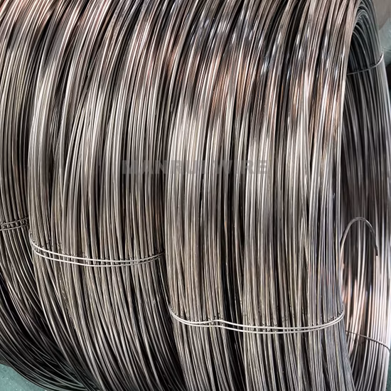 Fil en acier inoxydable 304hc 304cu pour la fabrication d'écrou de boulon de fixation, tête froide